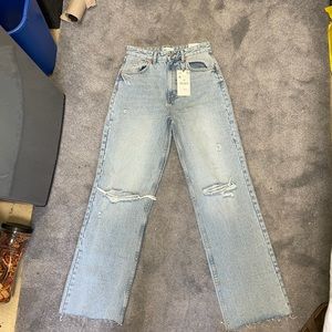 Zara Wide Leg Jeans, High Rise